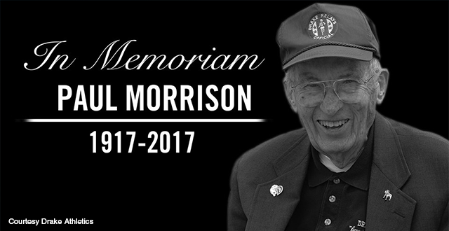 CoSIDA Joins Drake University in Mourning the Loss of Mr. Drake — Paul F. Morrison